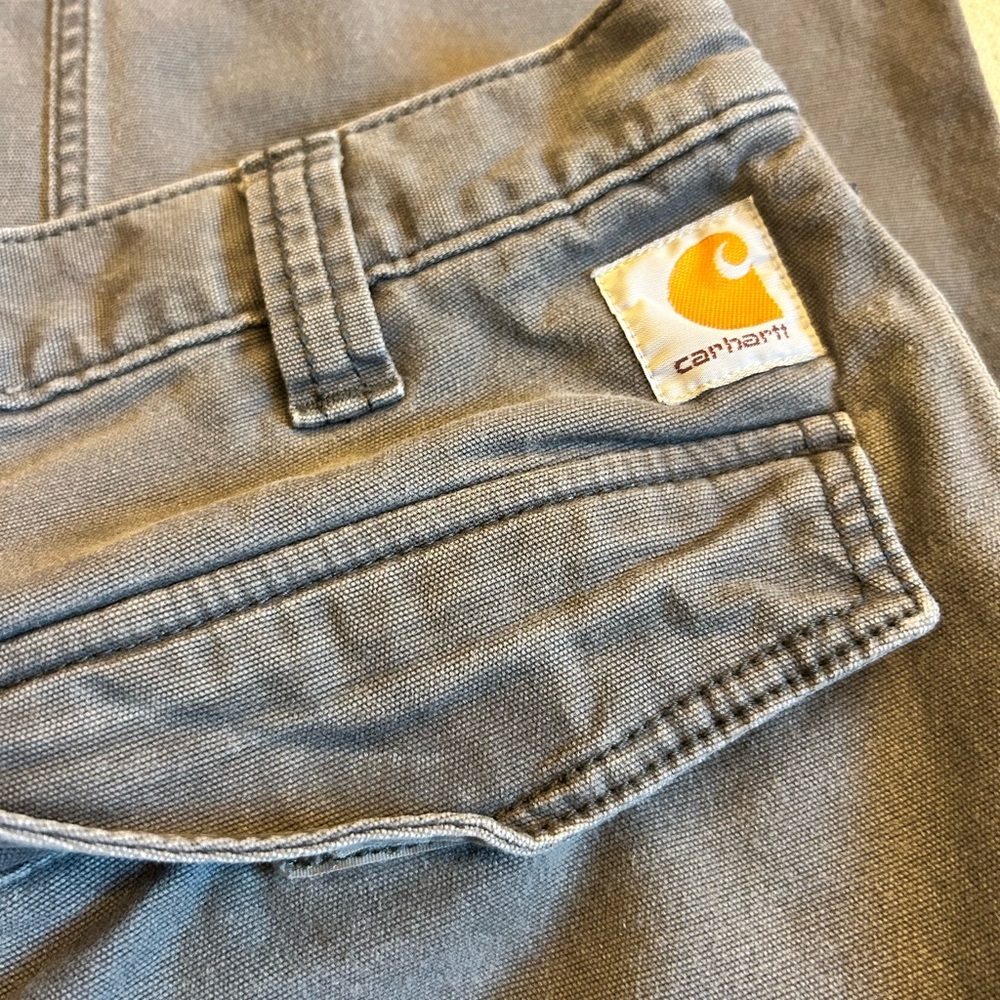 Carhartt Men's Gray Cargo Pants - Picture 2 of 13